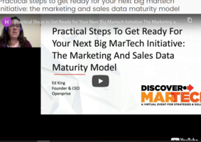 Practical steps to get ready for your next big martech initiative: the marketing and sales data maturity model