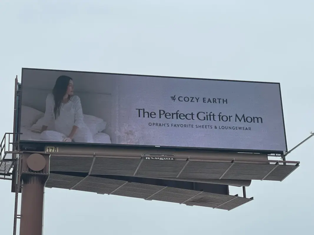 Cozy Earth Gets Comfortable with Out of Home (OOH) Ads