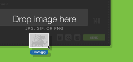 Drag & Drop to Attach Photos in Sprout