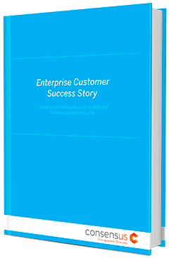 Enterprise Customer: Company Sees 68% Shorter Sales Cycle Using Consensus