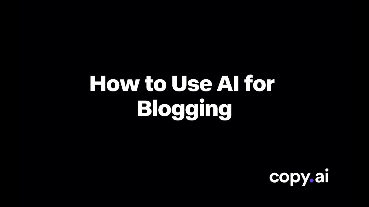 How to Use AI for Blogging