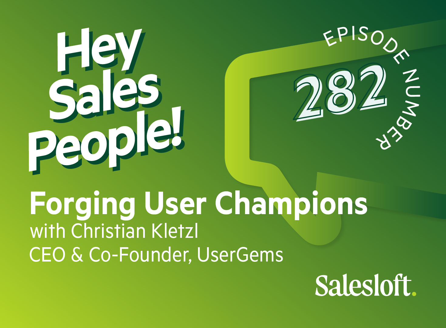 Forging User Champions with Christian Kletzl
