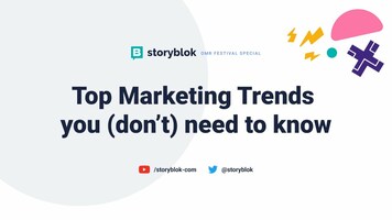 Top Marketing Trends you (don't) need to know