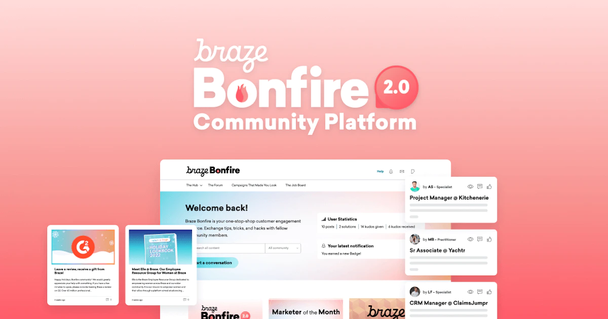 Explore the Expanded Braze Bonfire Community