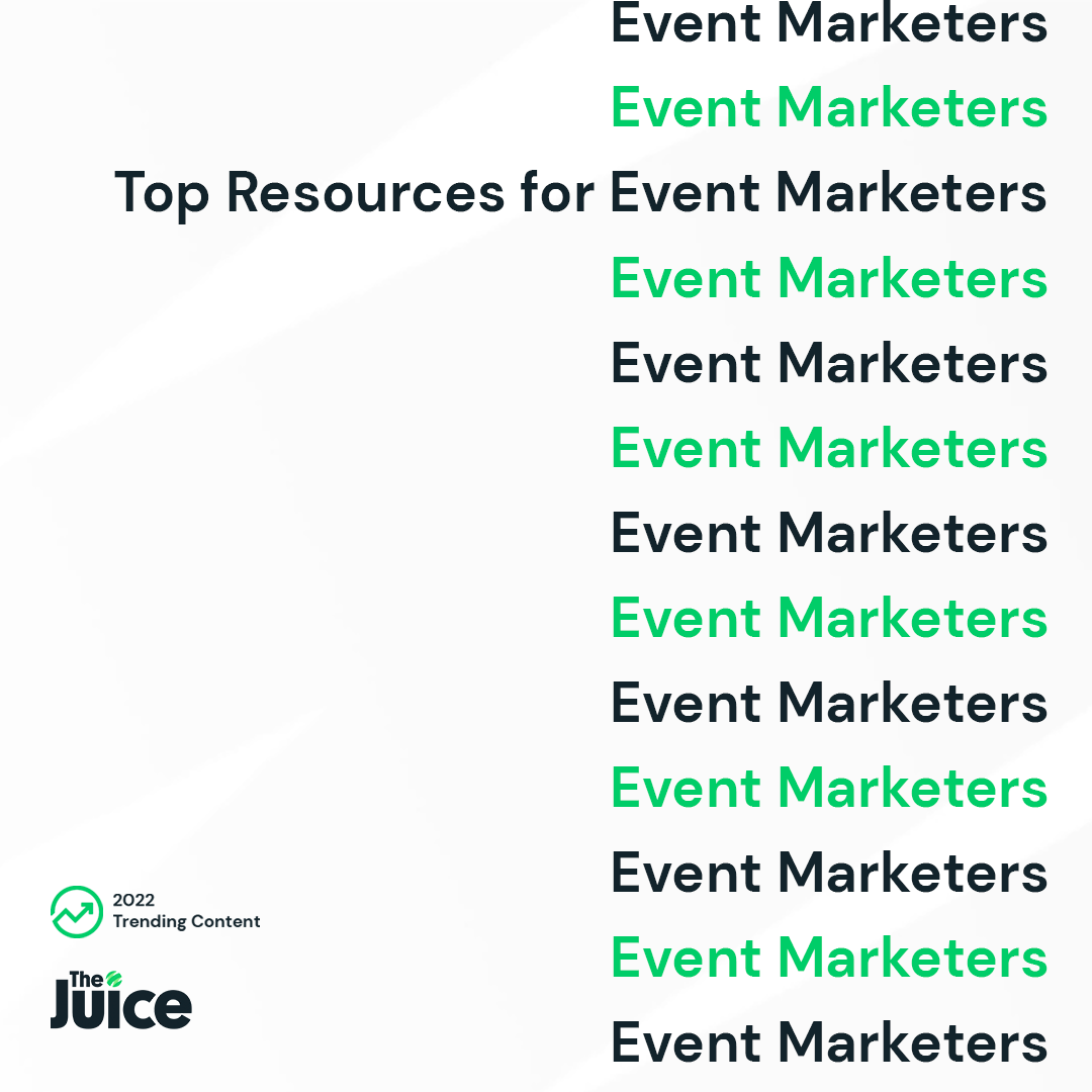 Top Resources for Event Marketers - 2023