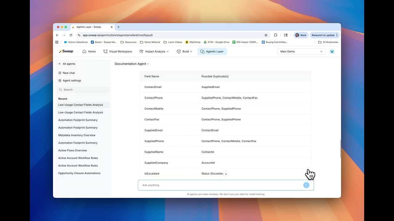 Salesforce Field Cleanup in Seconds with Sweep