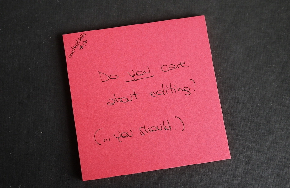 Why (and how) editing helps you build trust
