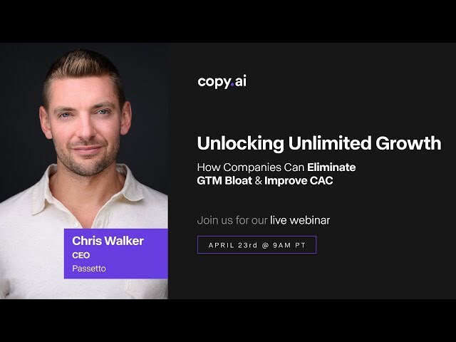 Reduce CAC & Increase Revenue with Chris Walker