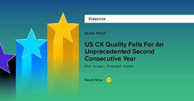 US CX Quality Falls For An Unprecedented Second Consecutive Year