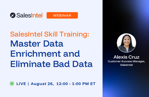 SalesIntel Skill Training: Master Data Enrichment and Eliminate Bad Data