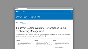 Fingerhut Boosts Site Speed with Tealium Tag Management