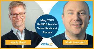 INSIDE Inside Sales Podcast Recap for May 2019