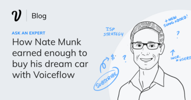 How Nate Munk earned enough for his dream truck using Voiceflow