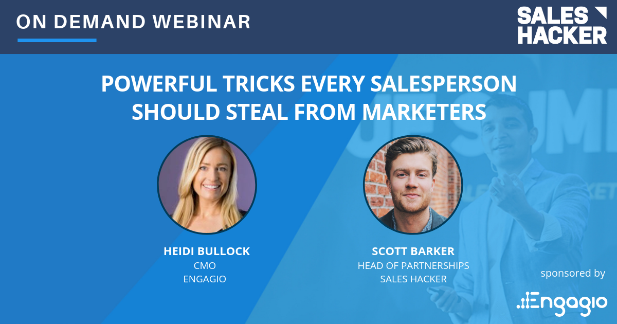 Powerful Tricks Every Salesperson Should Steal from Marketers