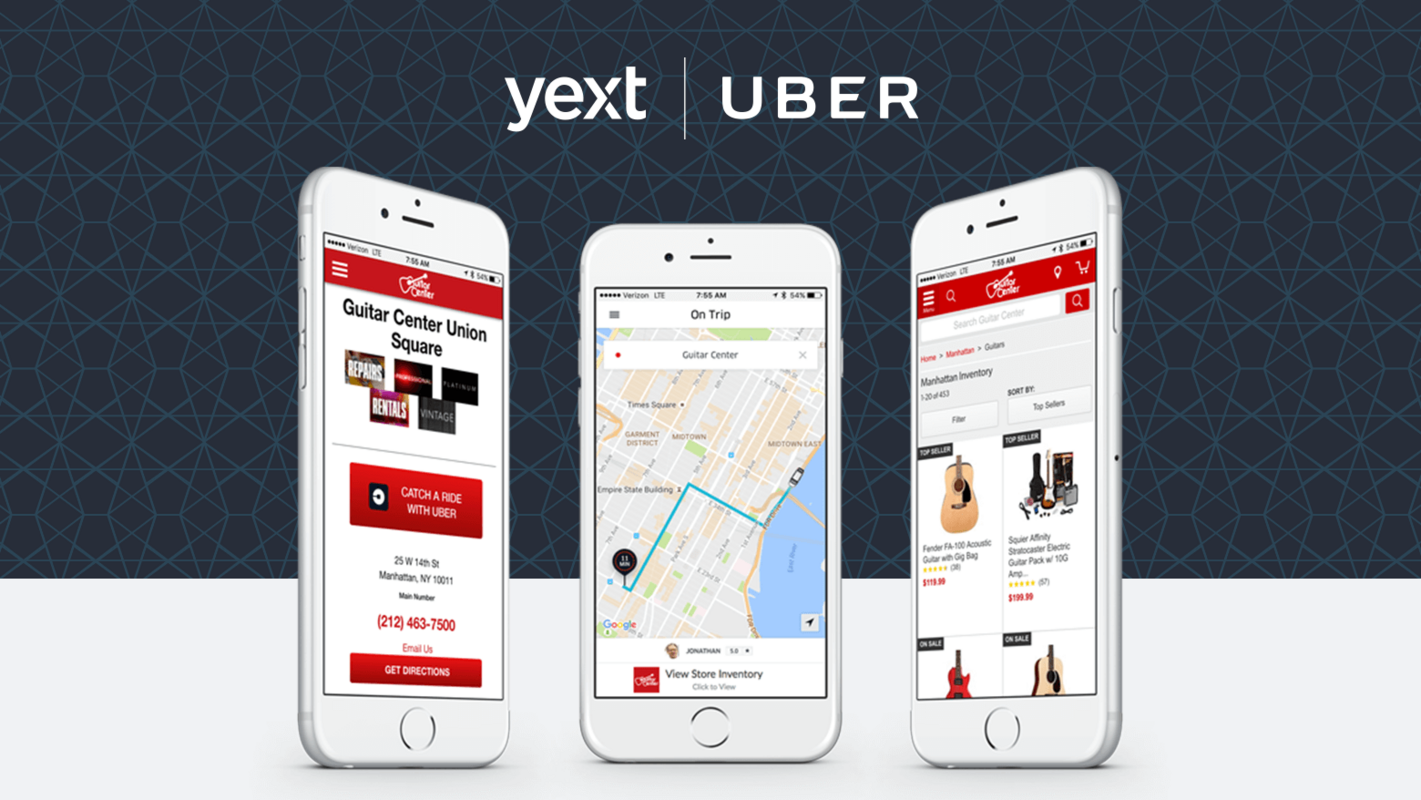 Yext Integrates Uber API to Help Businesses Drive Customer Engagement