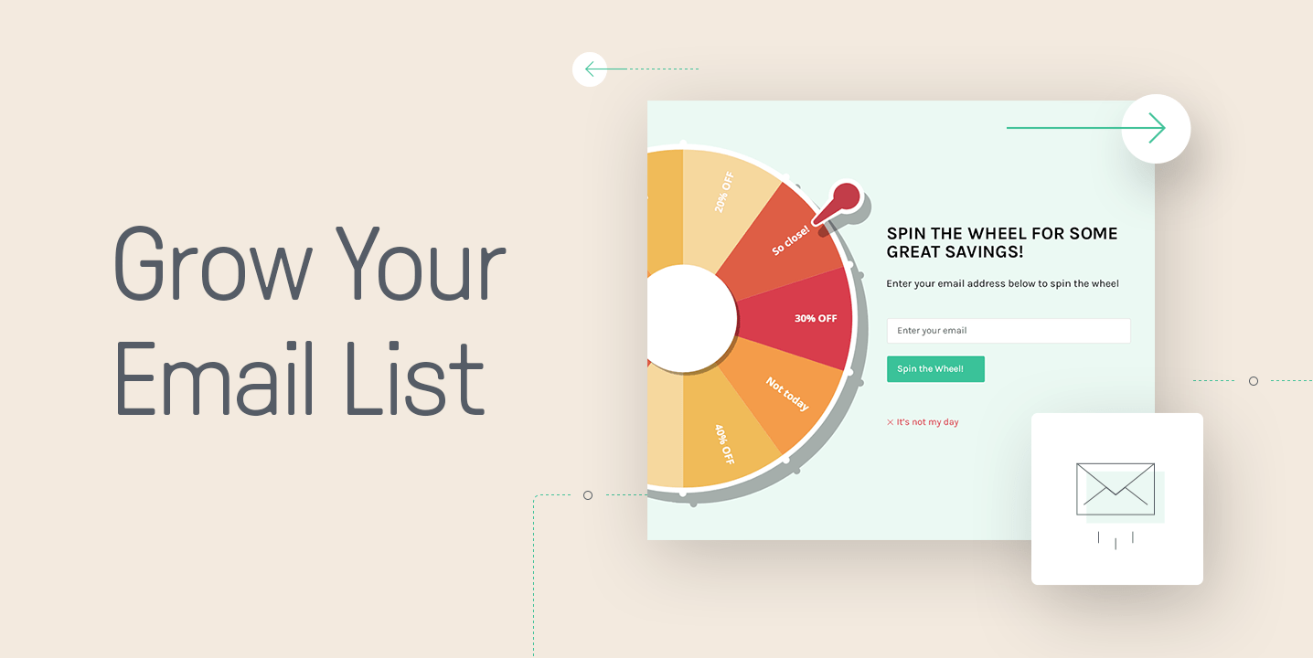 Wheel of Fortune: Challenge Your Visitors to Sign Up!
