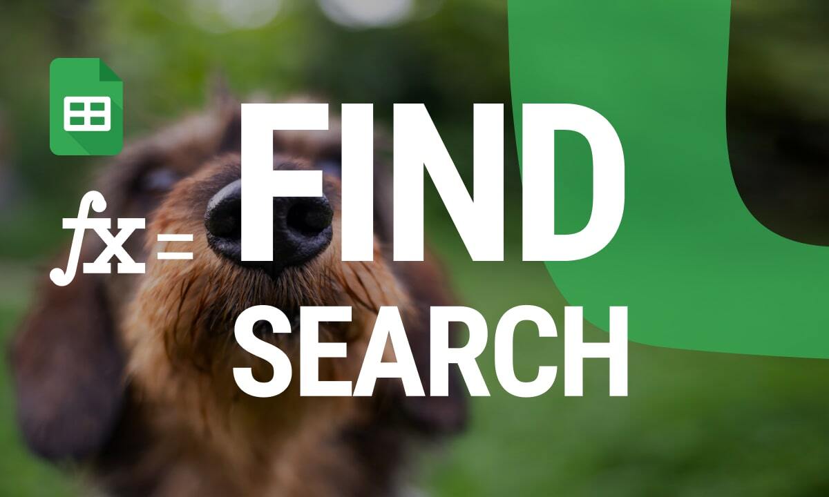 Using FIND and SEARCH Functions in Google Sheets to Search Text