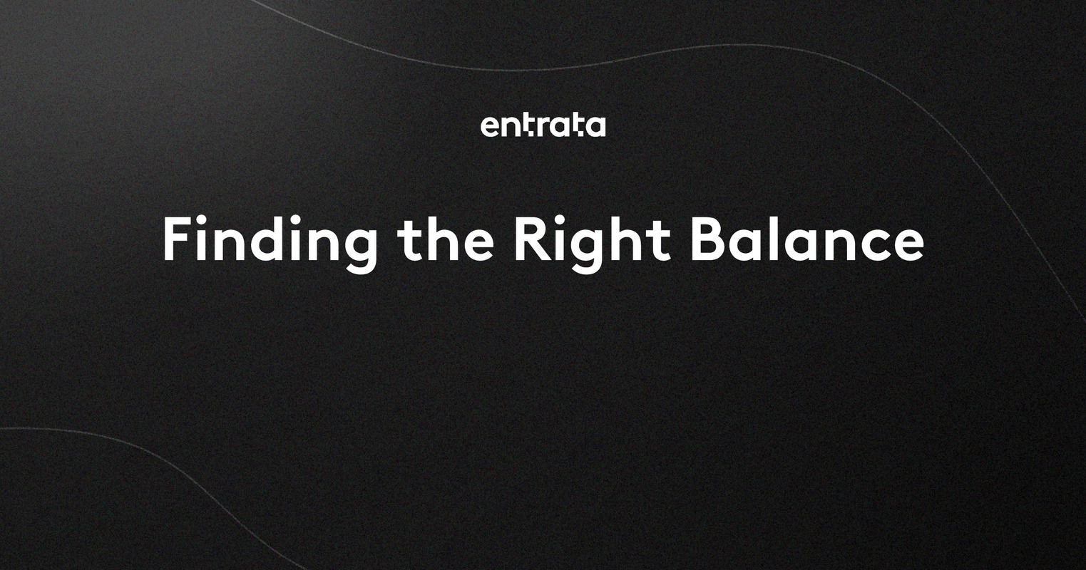 Finding the Right Balance