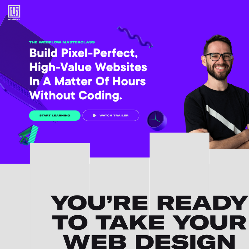 Teardown: Webflow Masterclass Landing Page