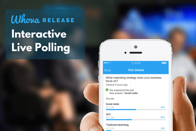 5 Reasons to Create Live Polling in Your Event App