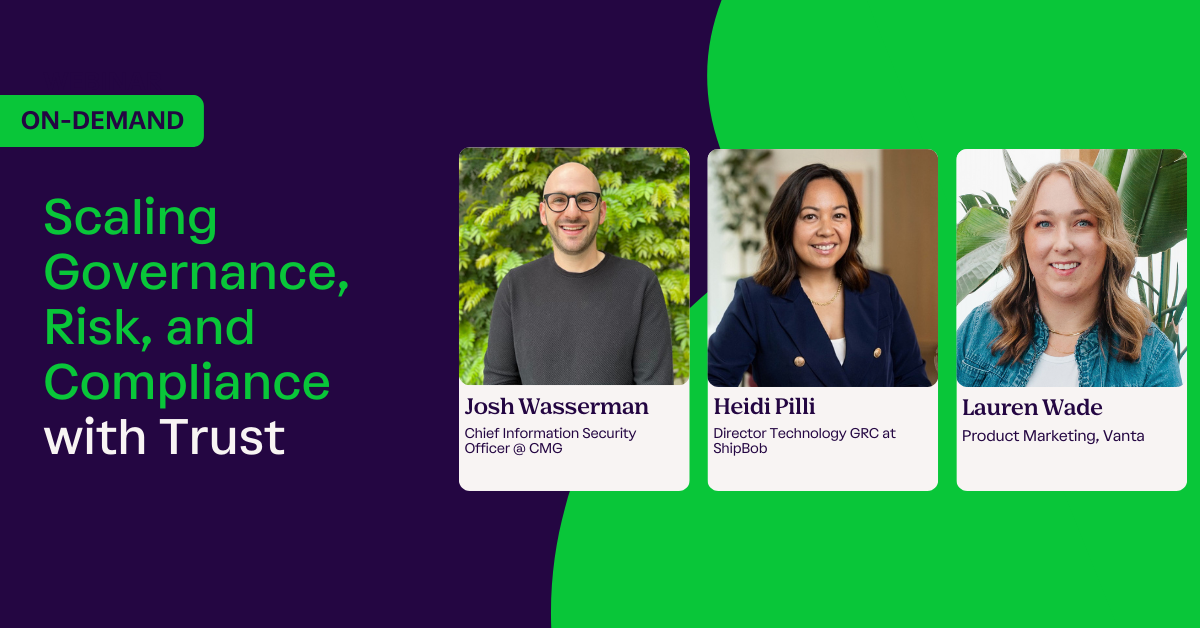 Scaling Governance, Risk, and Compliance with Trust