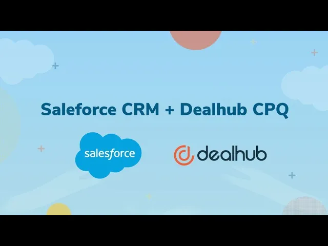 Video DealHub CPQ Salesforce CRM