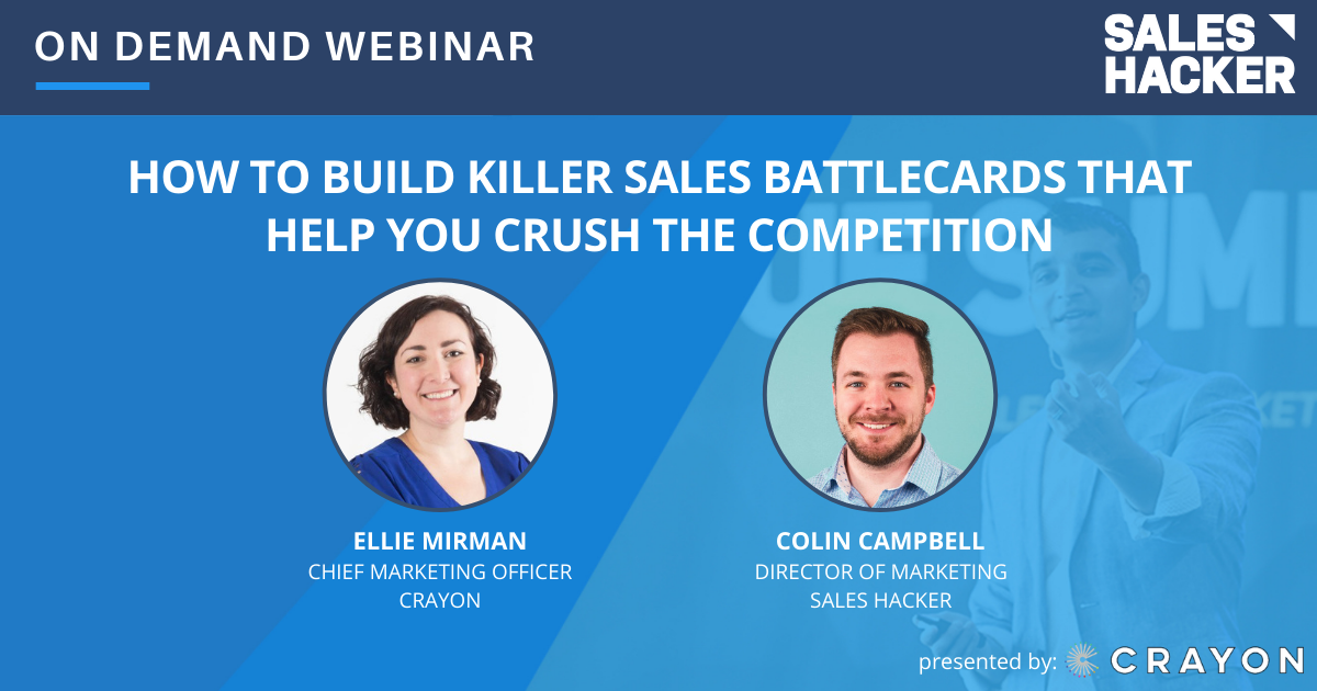How to Build Killer Sales Battlecards that Help you Crush the Competition