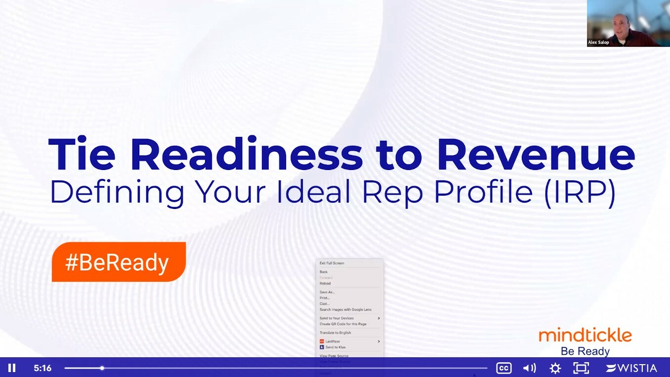 Tie Readiness to Revenue: Defining Your Ideal Rep Profile (IRP) - Sales Hacker