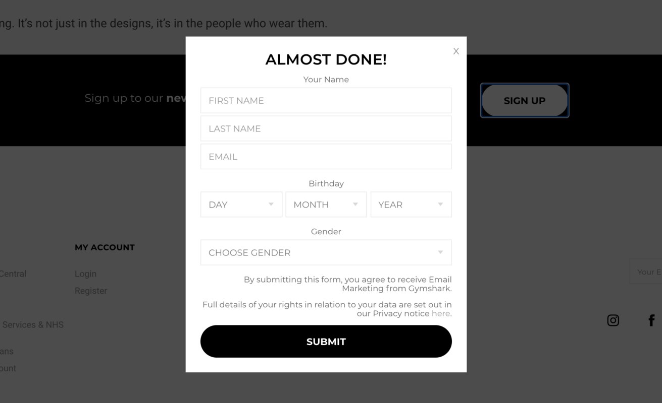Shopify Form Examples And Templates