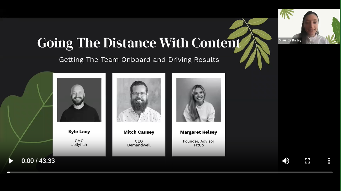 Going The Distance With Content: Getting The Team Onboard and Driving Results