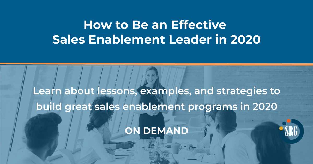 LevelJump | Sales Onboarding & Training Software -  Webinar: How to Be an Effective Sales Enablement Leader in 2020