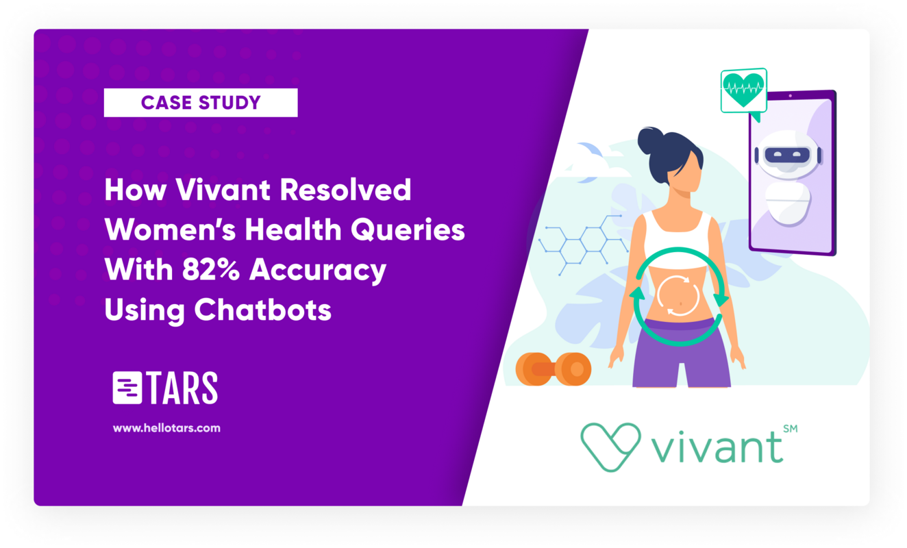 How Vivant Resolved Women's Health Queries With 82% Accuracy Using Chatbots - Tars Blog
