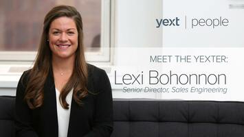 Meet the Yexter: Lexi Bohonnon, Senior Director, Sales Engineering
