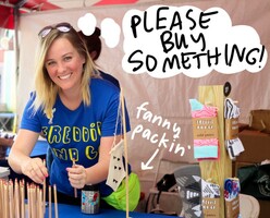 Meg tries selling in person