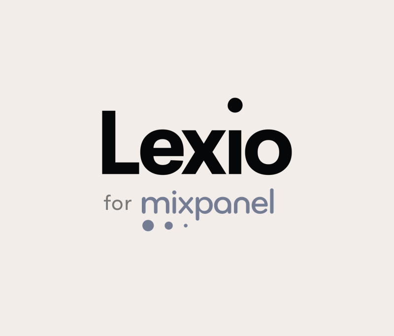 Understand Product Usage with Lexio for Mixpanel
