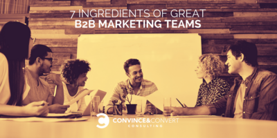 7 Ingredients of Great B2B Marketing Teams
