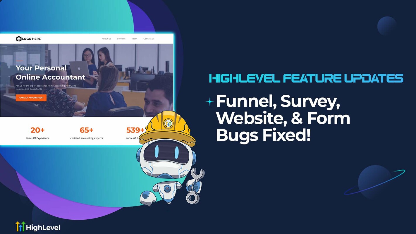 Funnel, Survey, Website, & Form Bugs Fixed!