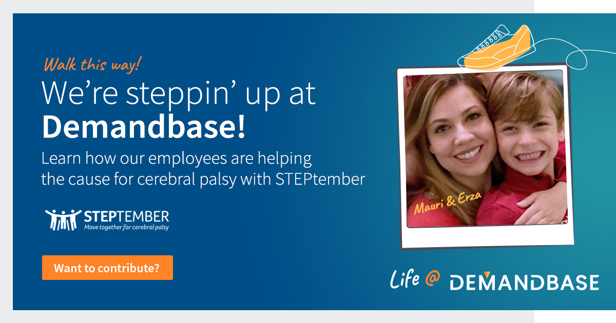 Turned Up for STEPtember: Demandbase Employees Move for Cerebral Palsy Awareness