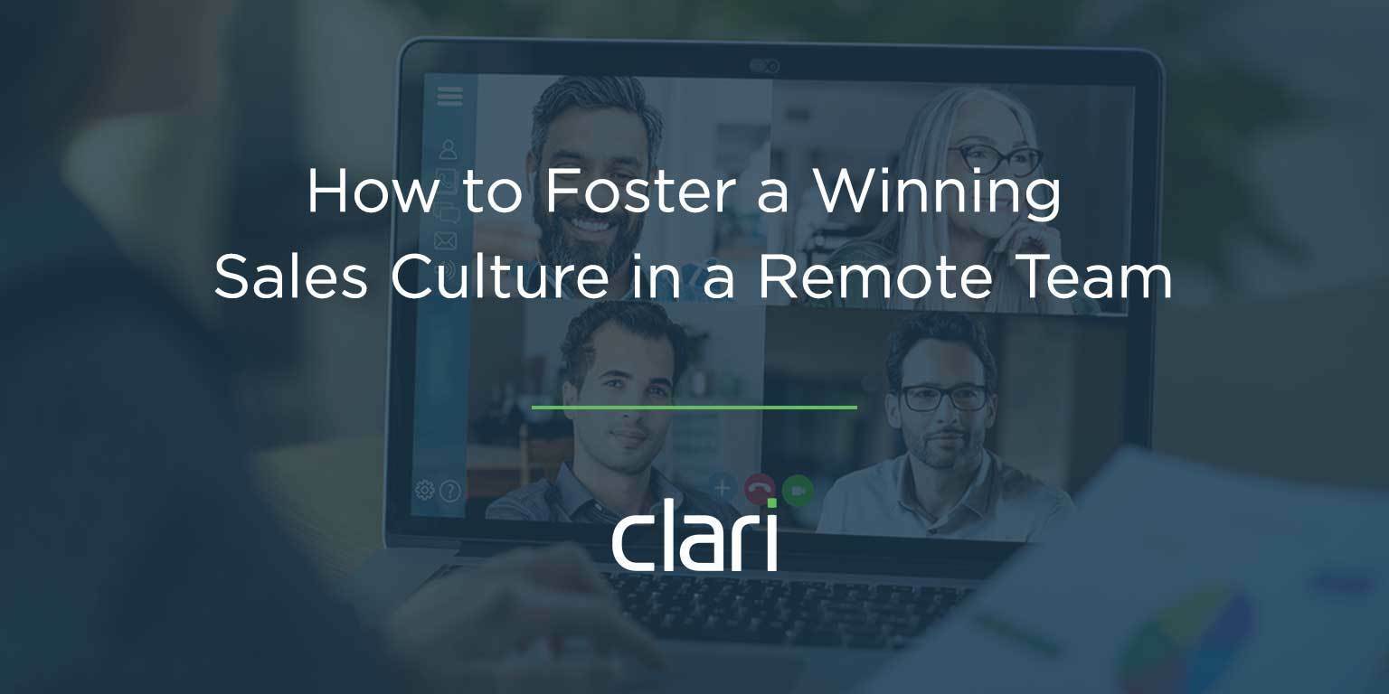 How to Foster a Winning Sales Culture for Your Remote Team