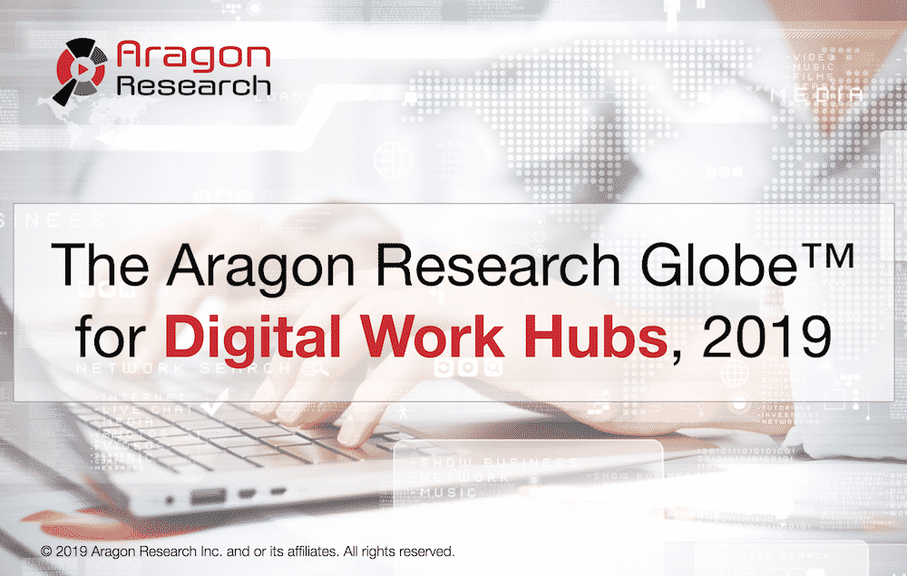 The Aragon Research Globe™ for Digital Work Hubs, 2019
