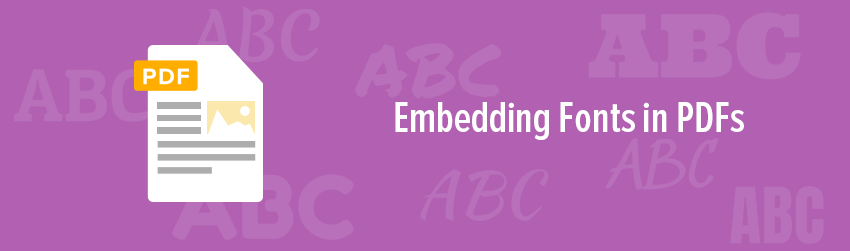 Embedding Fonts in PDFs - Foxit PDF Blog