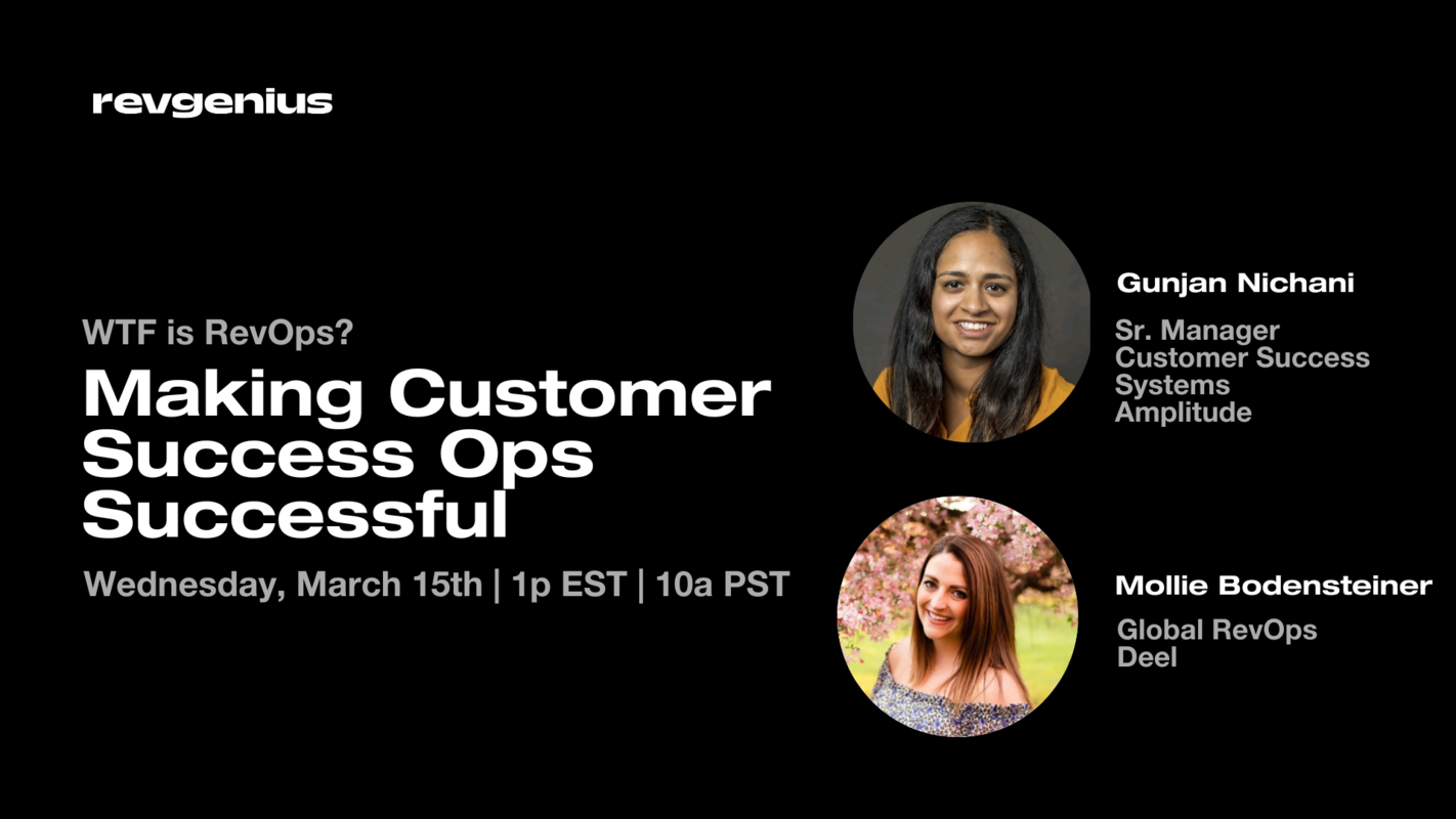 Making Customer Success Ops Successful