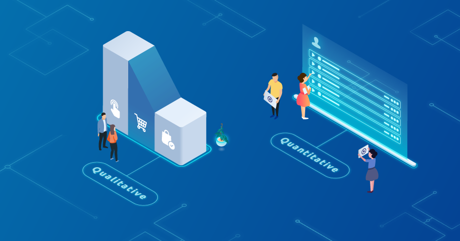 What's the differences between qualitative and quantitative data?