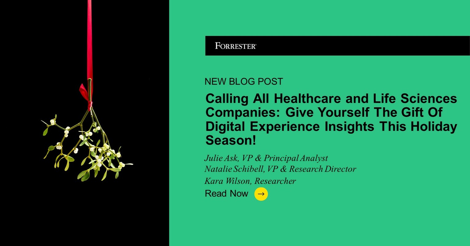 Calling All Healthcare And Life Sciences Companies: Give Yourself The Gift Of Digital Experience Insights This Holiday Season!