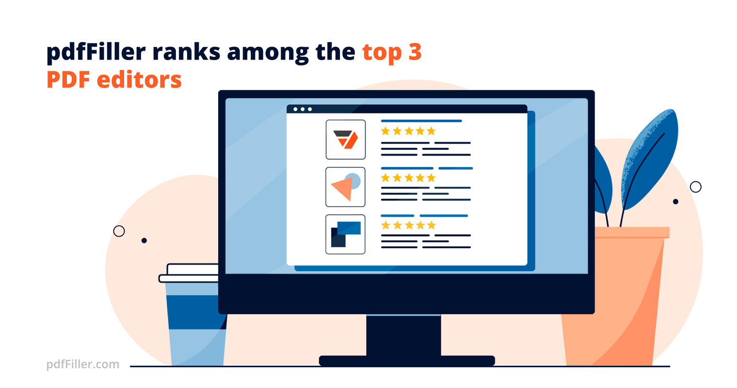 pdfFiller ranks among the top three PDF editors. What makes it more than simple editing software?