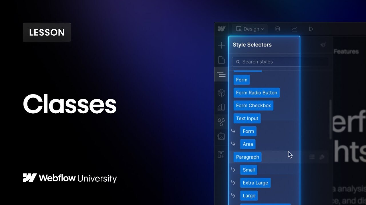 Working with classes in Webflow – Webflow tutorial
