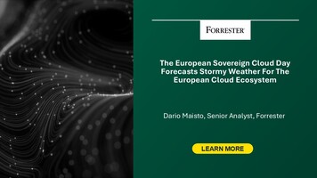 The European Sovereign Cloud Day Forecasts Stormy Weather For The Cloud Ecosystem