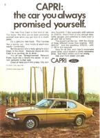 Ford Capri Print Ad - Swipe File