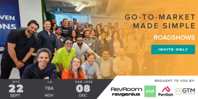 GO-TO-MARKET MADE SIMPLE ROADSHOW 2023 – QUARTER 3 & 4 – GTM Partners