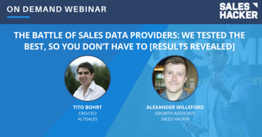 The Battle of Sales Data Providers: We Tested the Best, So You Don't Have To [Results Revealed]